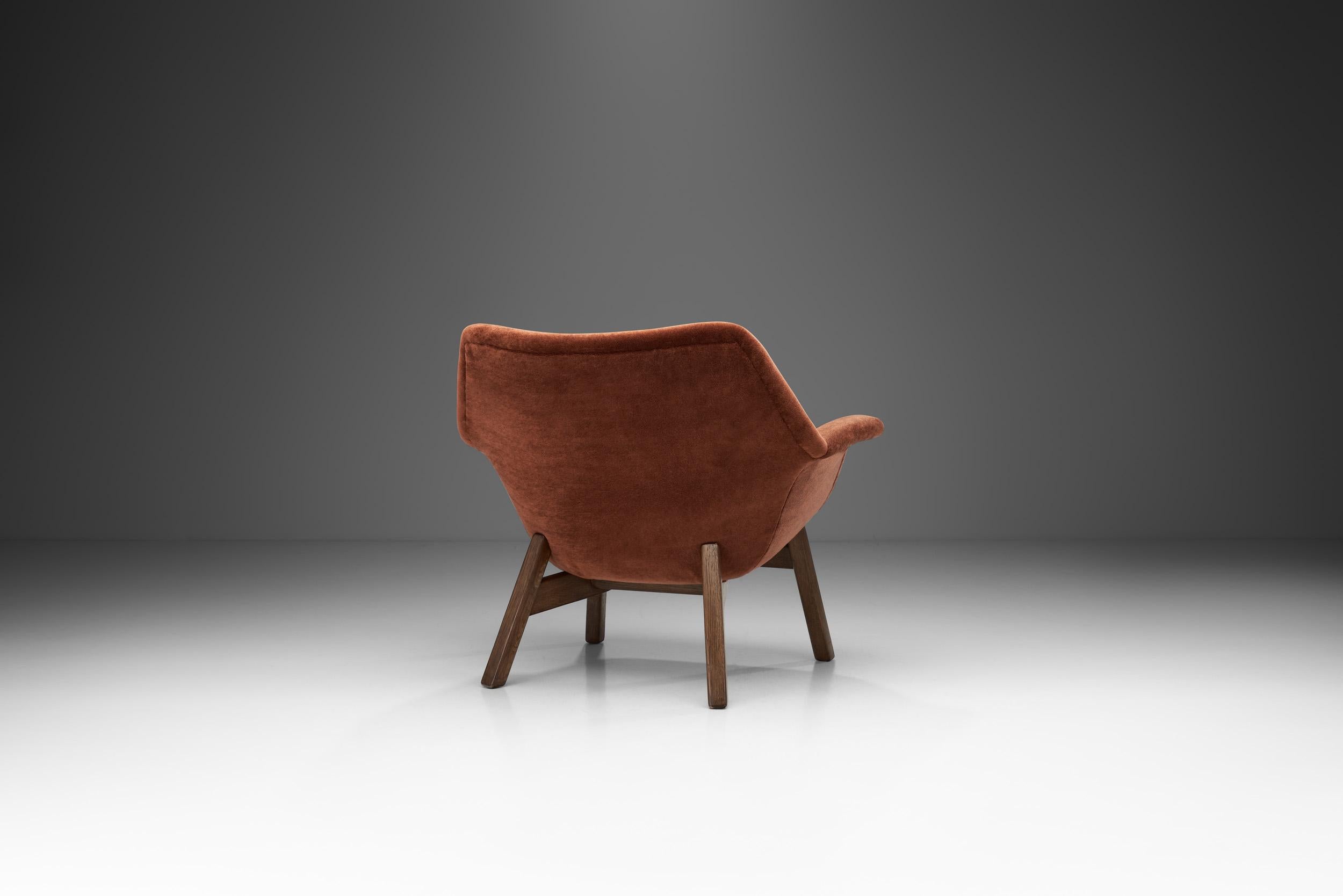 Carl Gustaf Hiort af OAK Fauteuil en chêne pour Puunveisto Helsinki, Finlande années 1950 Bon état - En vente à Utrecht, NL