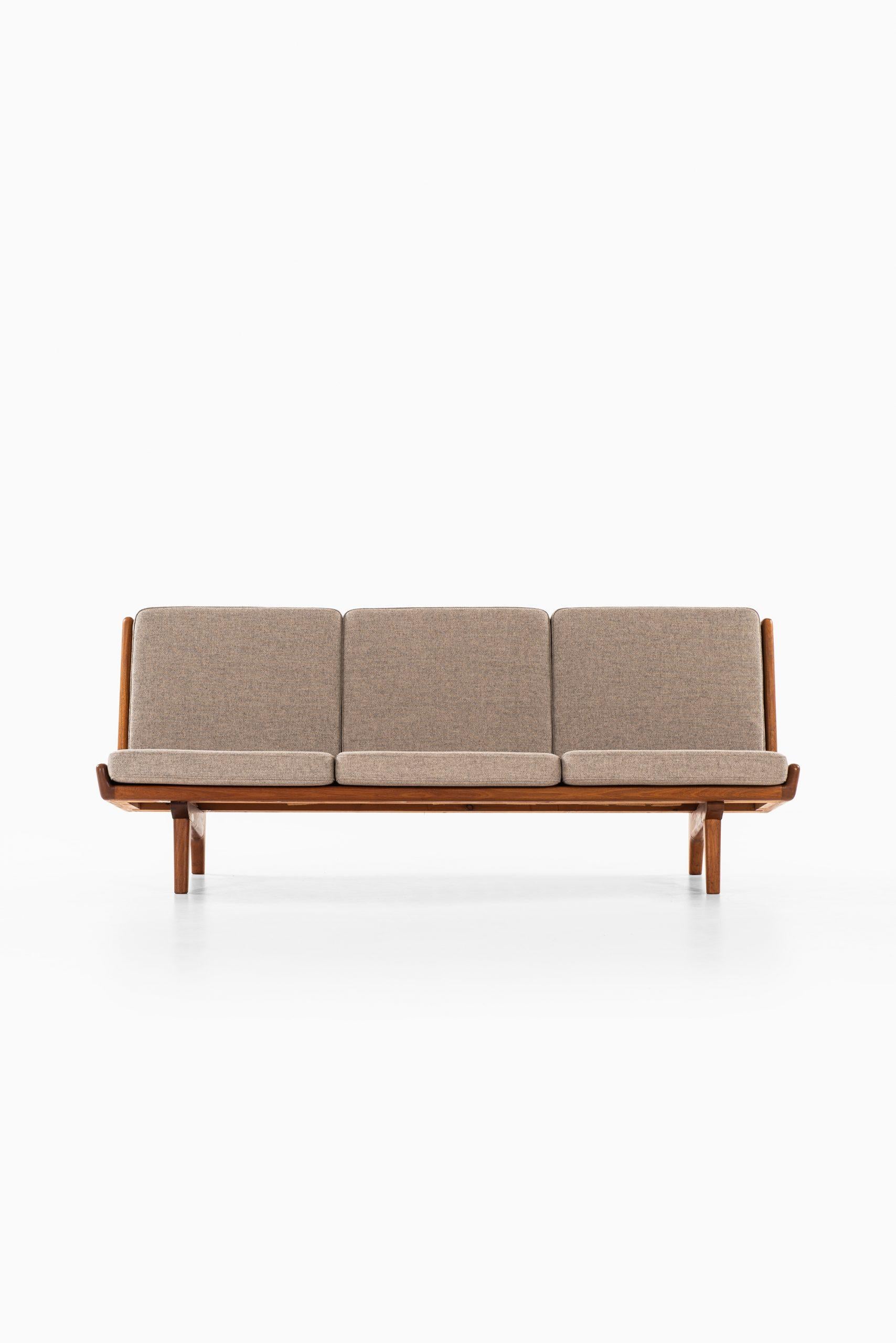 Rare sofa model Trienna designed by Carl Gustaf Hiort af Ornäs. Produced in Finland.