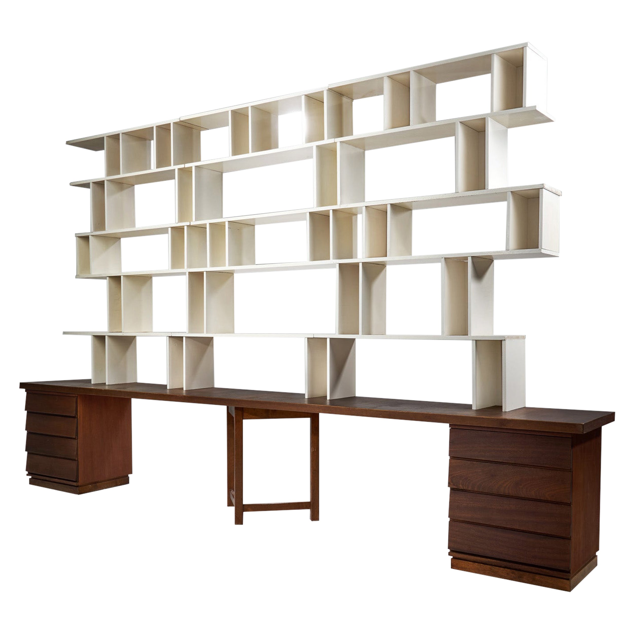 Carl Gustaf Hiort af Ornäs “Välipala” Shelf System, Finland, 1950s