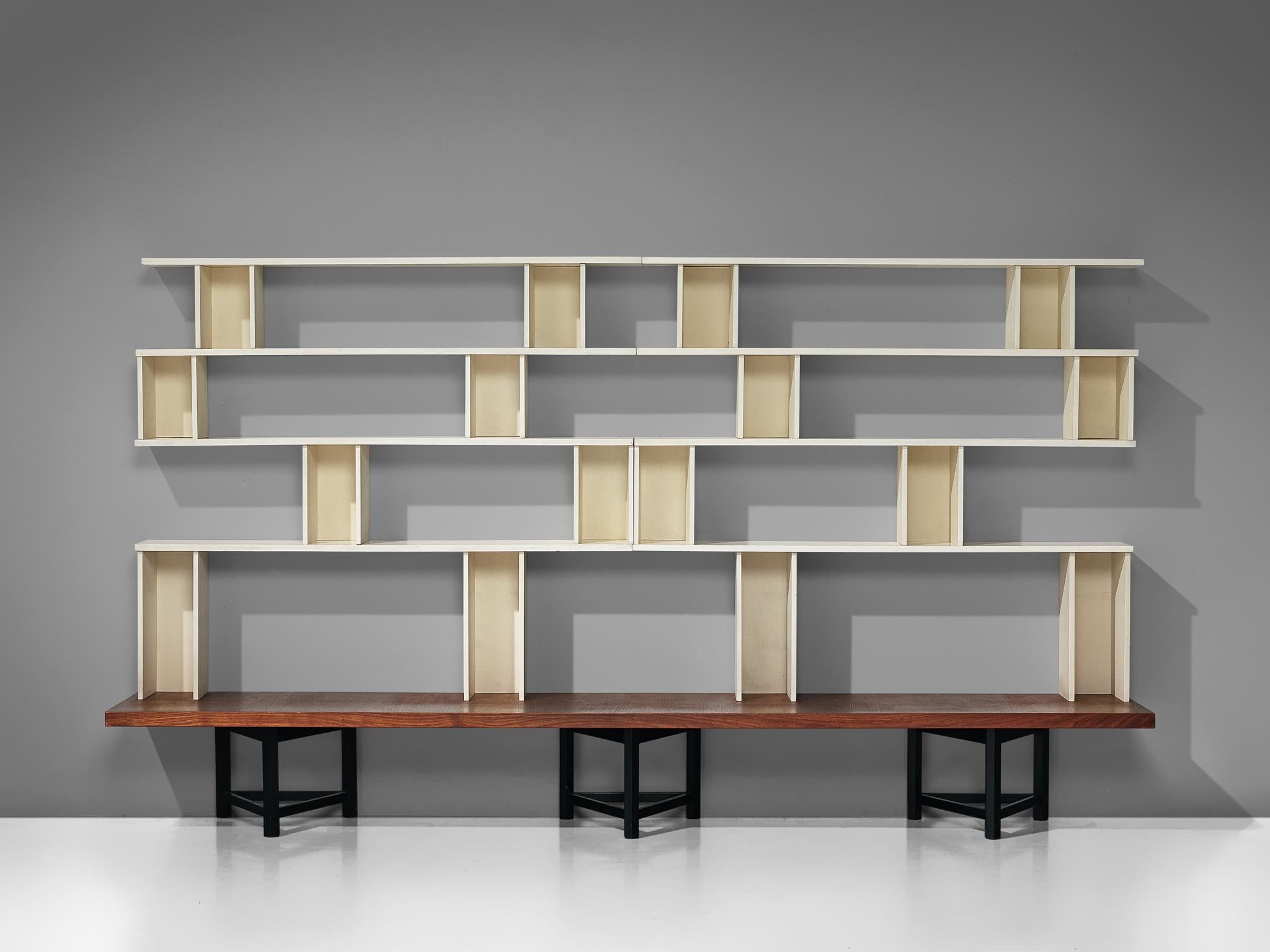 Scandinavian Modern Carl Gustaf Hiort af Ornäs 'Välipala' Grand Bookcase