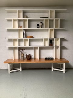 Carl-Gustaf Hiort af Ornäs White Välipala Modular Shelf Unit, HMN 1960s