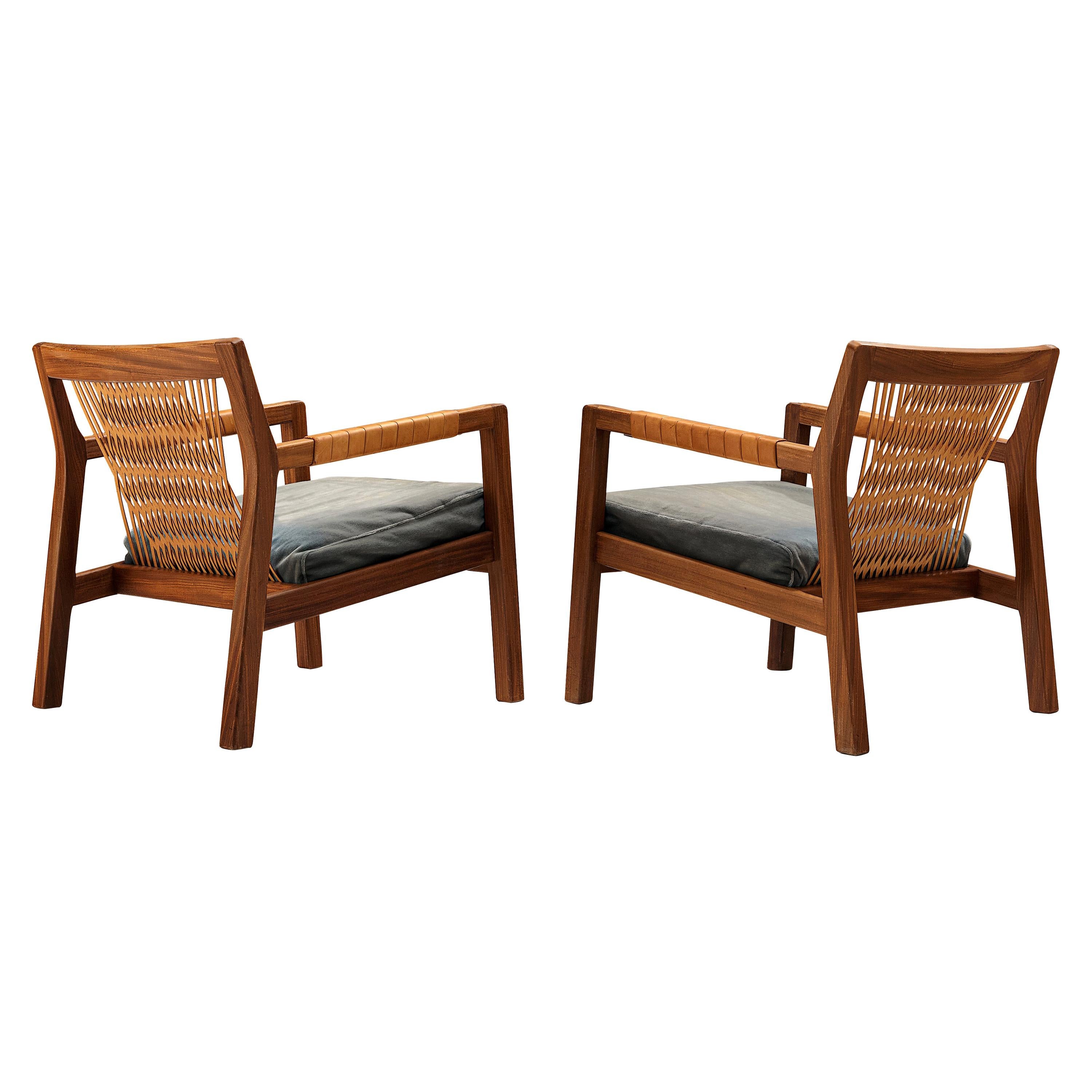Carl-Gustaf Hiort Lounge Chairs 'Rialto' in Oak