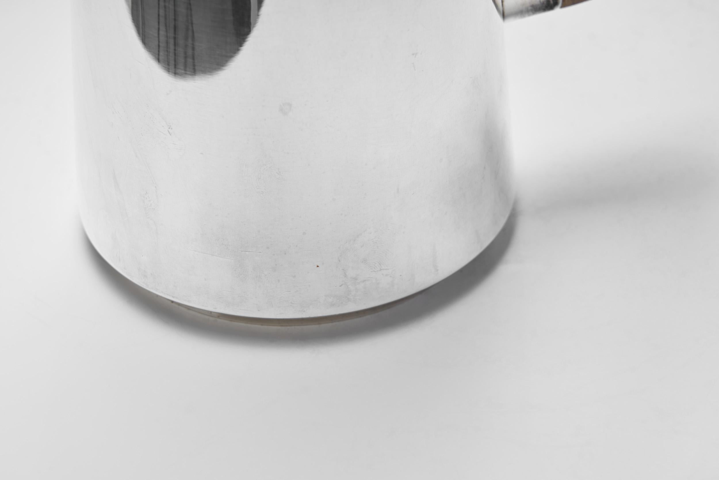 Service à café trois pièces Carl Gustaf Jahnsson en argent sterling, Suède 1958 3