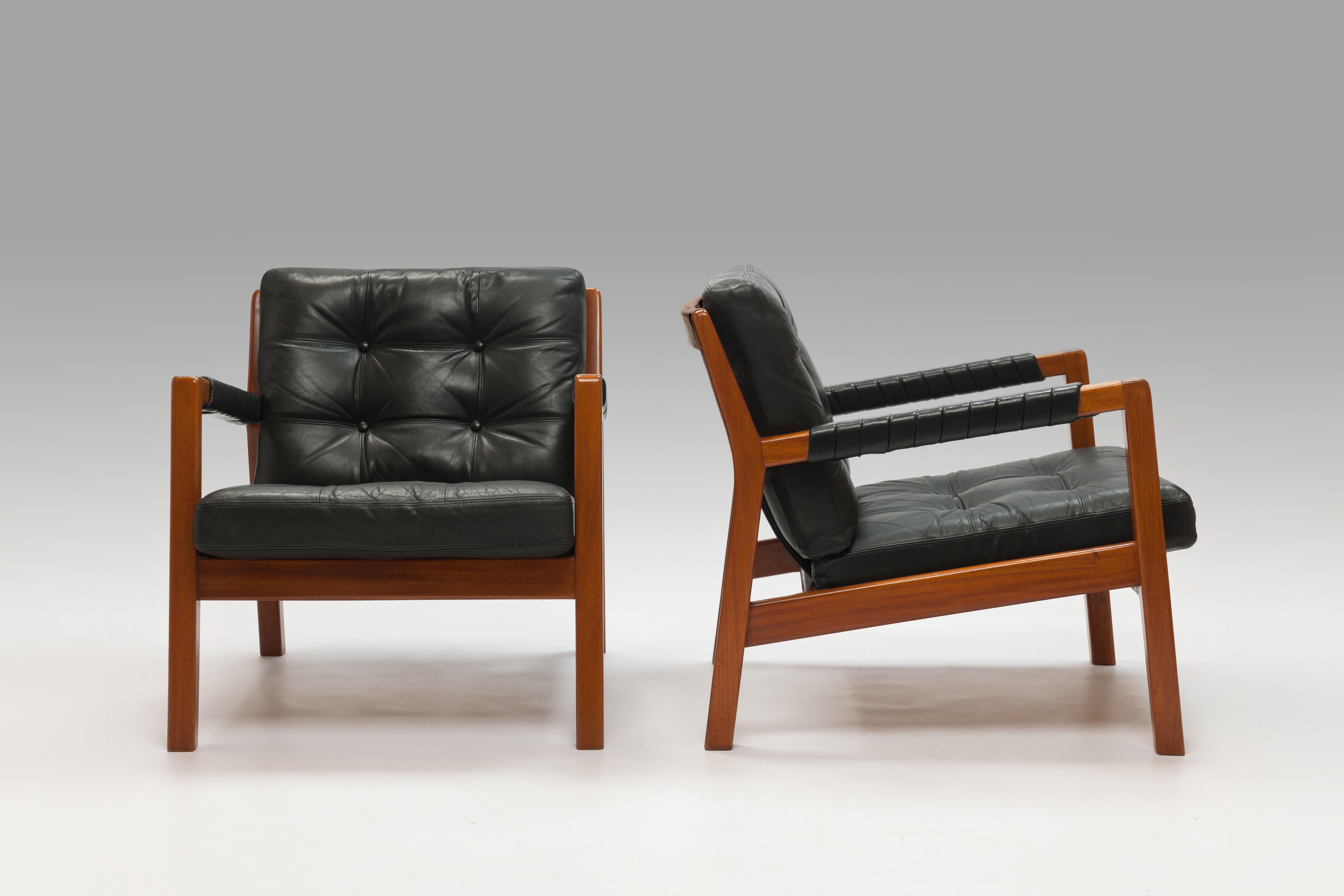 Pair of Carl Gustav Hiort af Ornäs 'Rialto' Armchairs by Puunveisto Oy, Finland 10