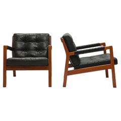 Pair of Carl Gustav Hiort af Ornäs 'Rialto' Armchairs by Puunveisto Oy, Finland
