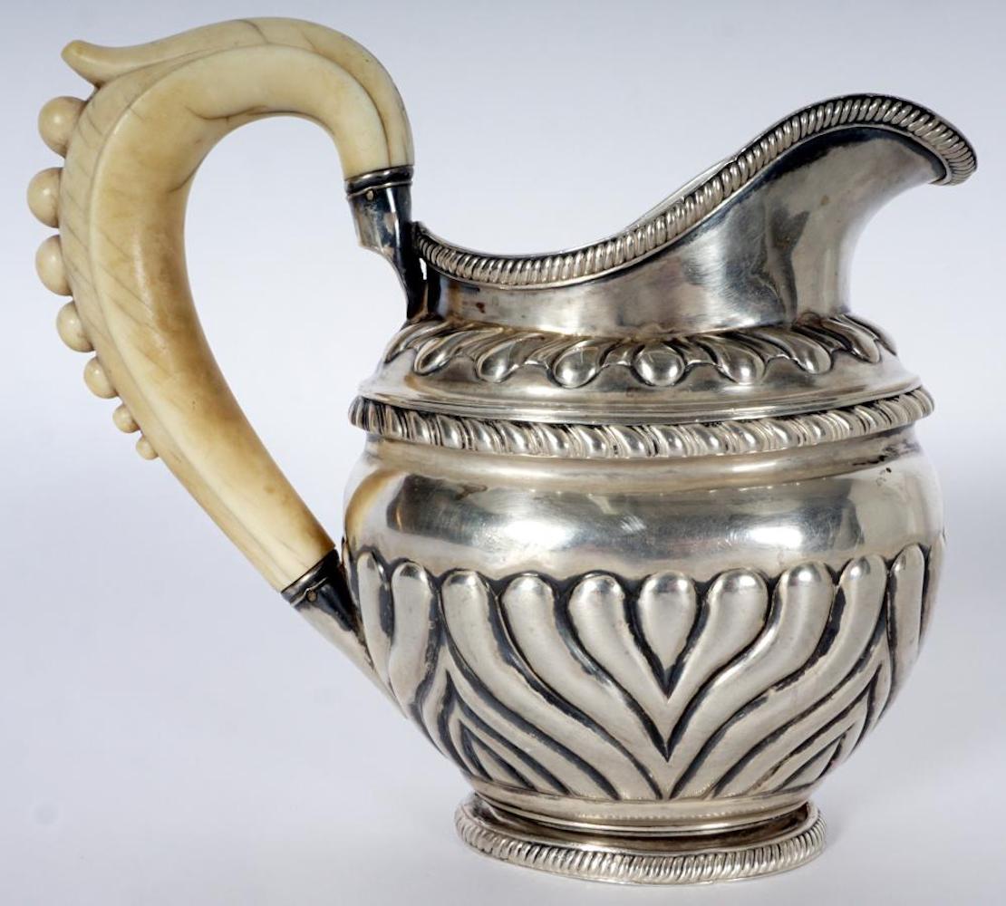 19th Century Carl Gustav Savary Russian Silver Creamer