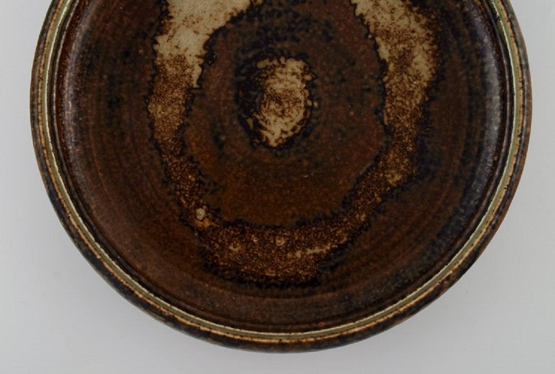 Danish Carl Halier for Royal Copenhagen, Large Round Dish / Bowl in Glazed Ceramics