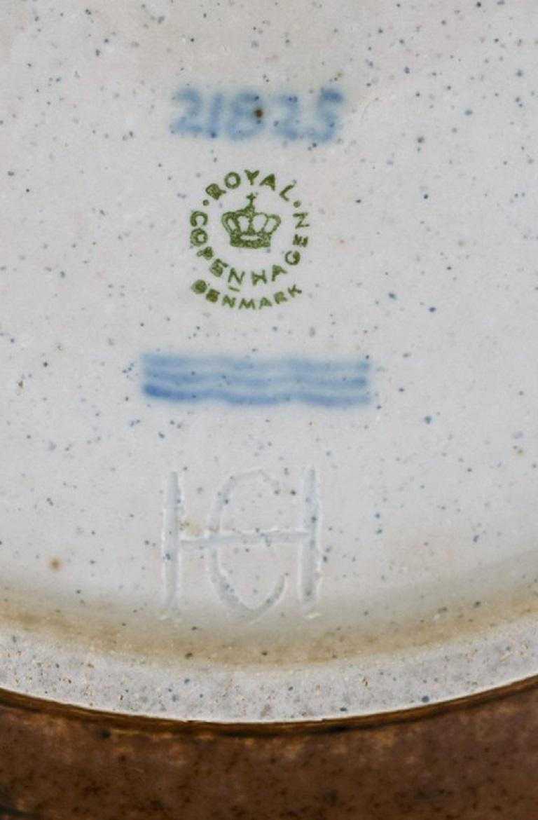 Carl Halier for Royal Copenhagen, Large Round Dish / Bowl in Glazed Ceramics 1