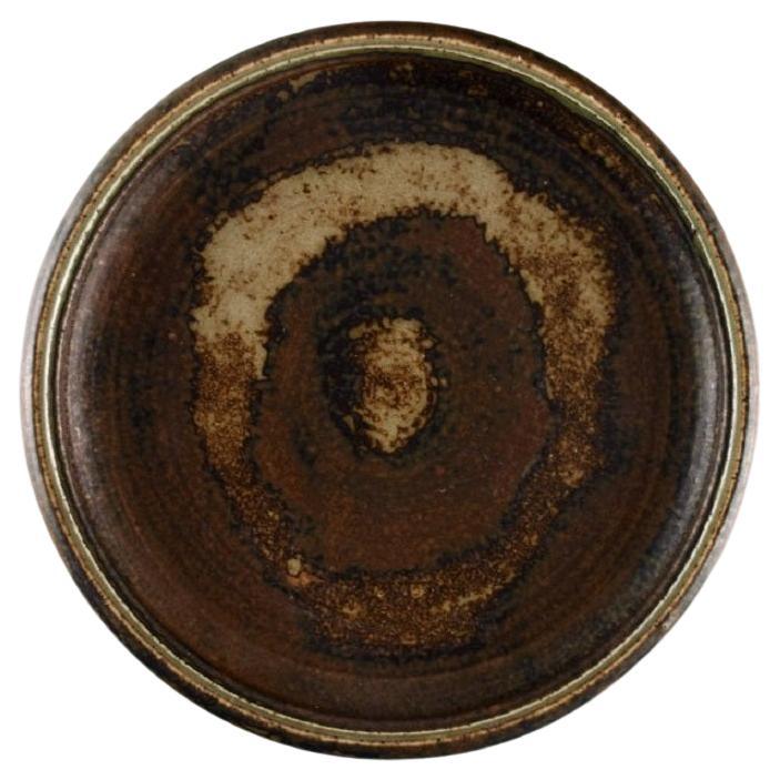 Carl Halier for Royal Copenhagen, Large Round Dish / Bowl in Glazed Ceramics