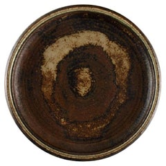 Carl Halier for Royal Copenhagen, Large Round Dish / Bowl in Glazed Ceramics