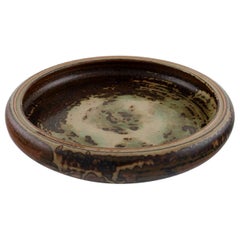 Carl Halier for Royal Copenhagen, Round Dish in Glazed Ceramics Mid-20th Century