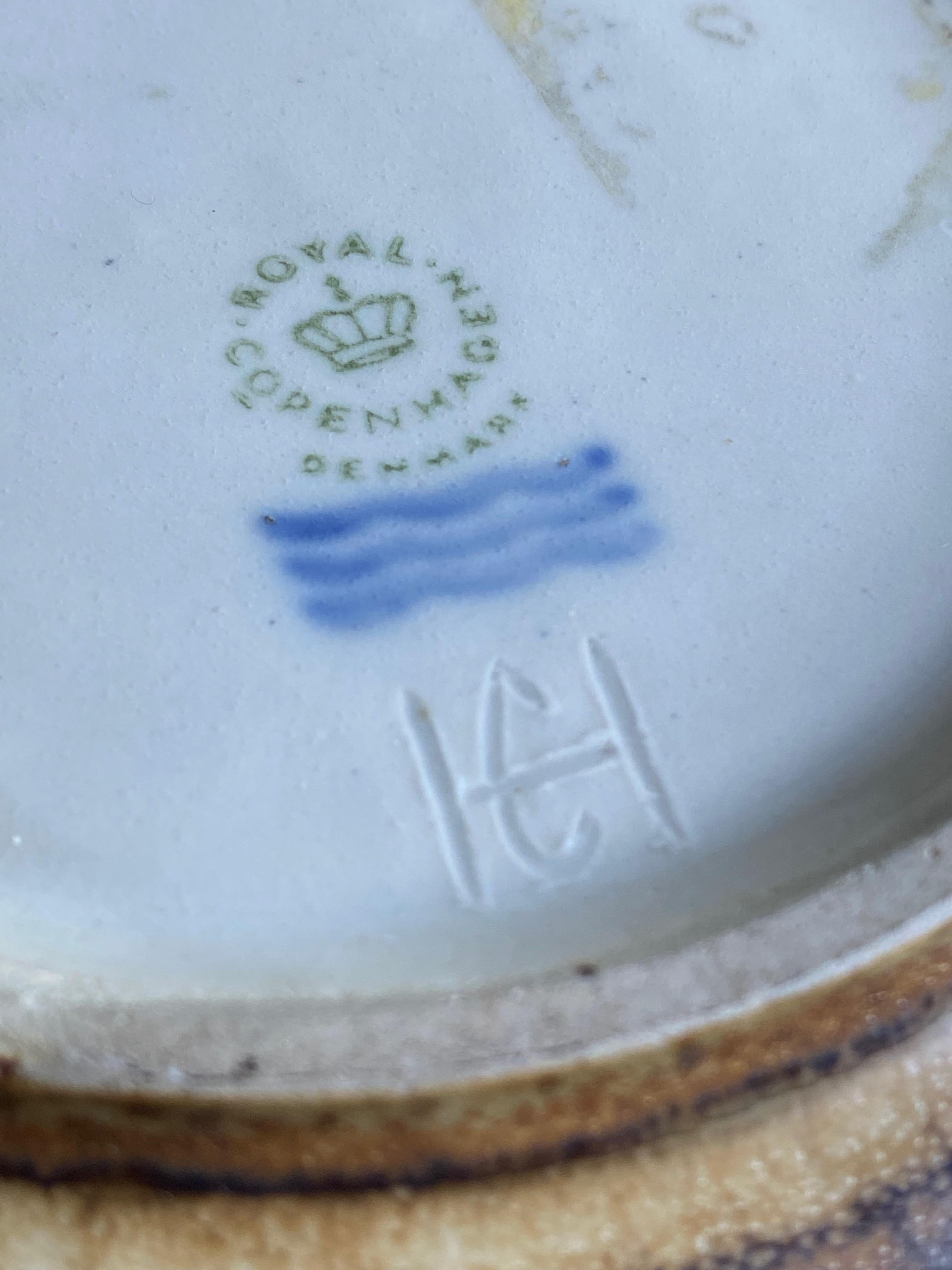 Carl Halier Stoneware Bowl for Royal Copenhagen, circa 1961 4