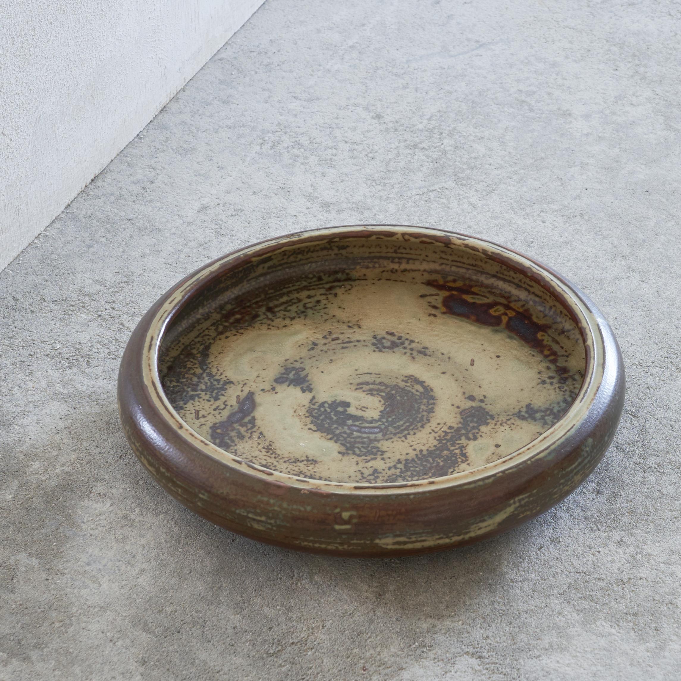 Mid-Century Modern Carl Hallier Danish Mid Century Studio Pottery Bowl Royal Copenhagen 1950s en vente