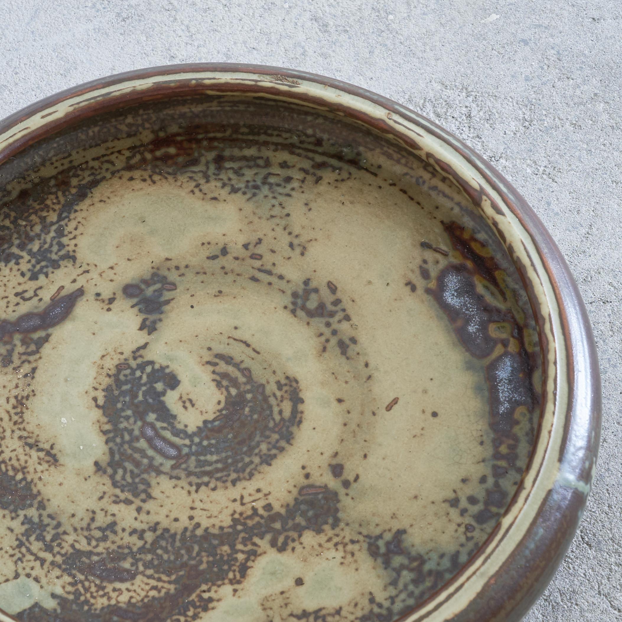 20ième siècle Carl Hallier Danish Mid Century Studio Pottery Bowl Royal Copenhagen 1950s en vente