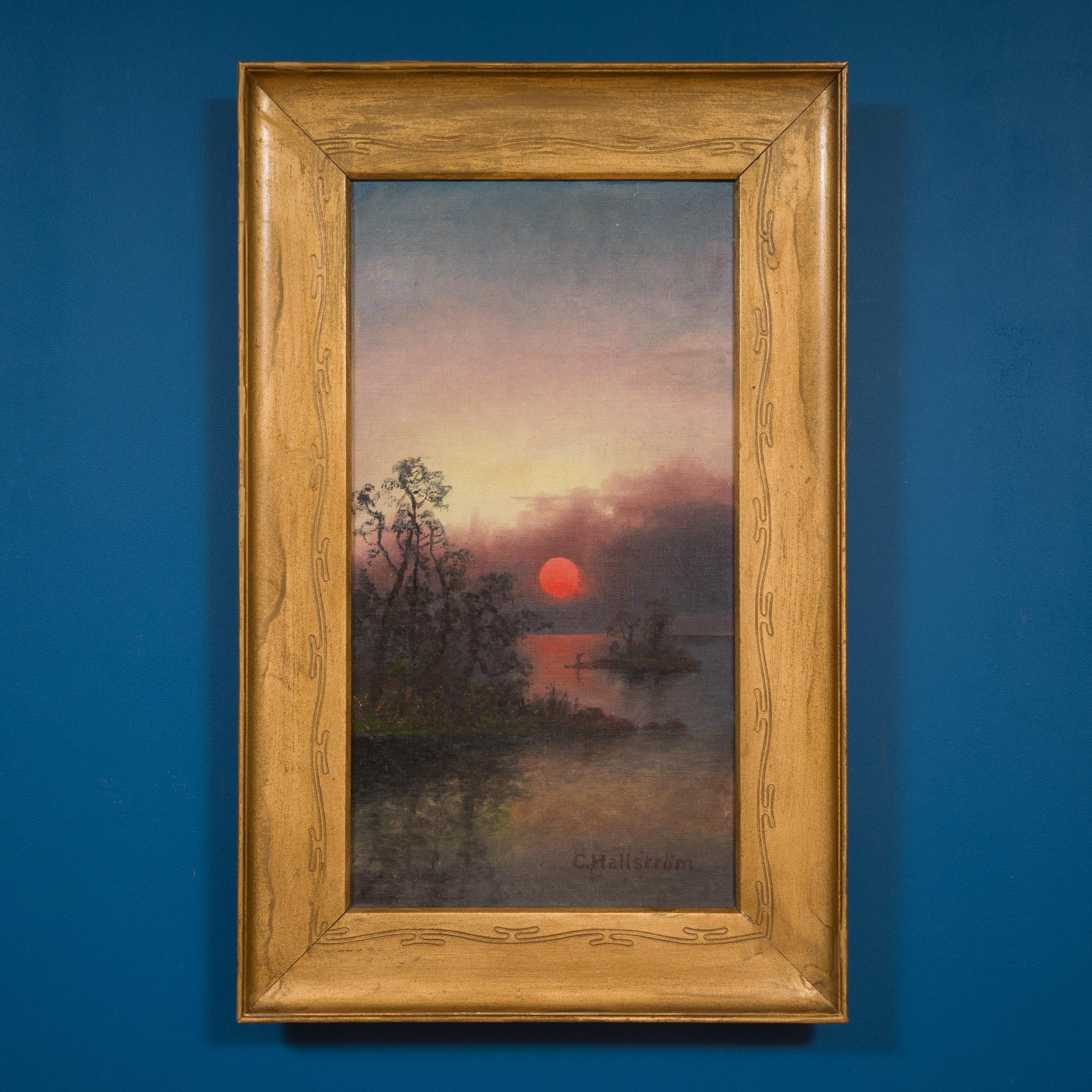 Hallström’s Masterful Vision of a Northern Evening For Sale 1