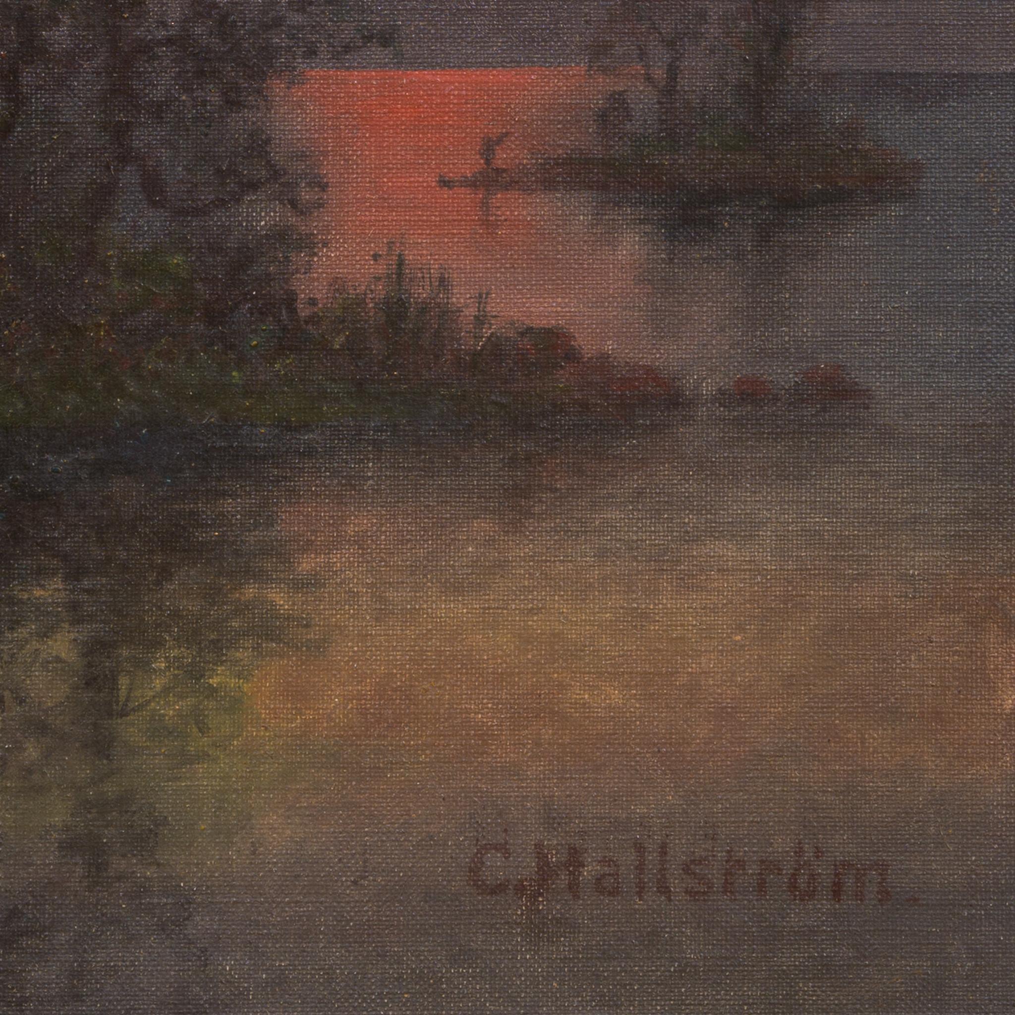 Hallström’s Masterful Vision of a Northern Evening For Sale 2