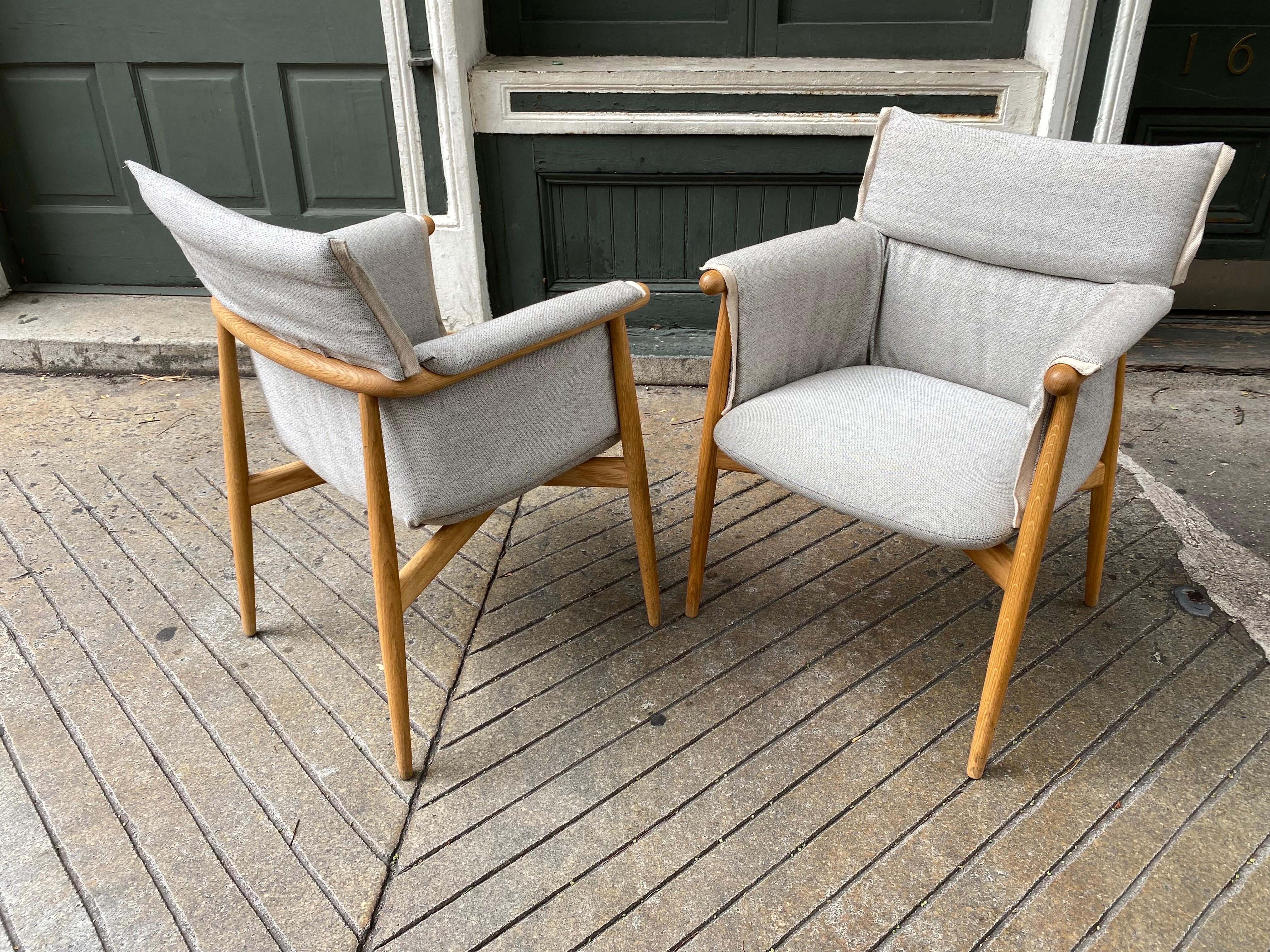 Upholstery Carl Hansen and Son Pair of 