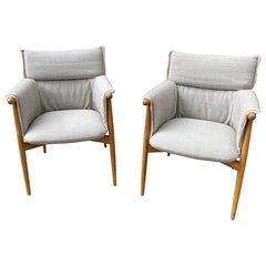 Carl Hansen and Son Pair of "Embrace" Chairs