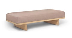 Carl Hansen BM0865 Daybed in Oak Oil with Canvas Fabric by Børge Mogensen