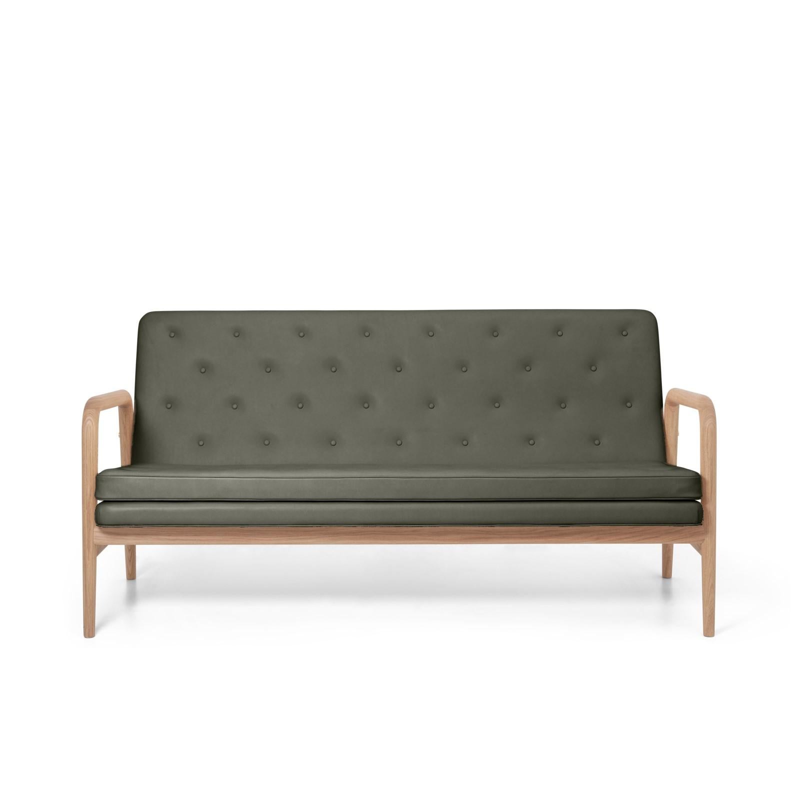 Carl Hansen Foyer Series Sofa in Edelman's Helm Leather by Ilse Crawford For Sale