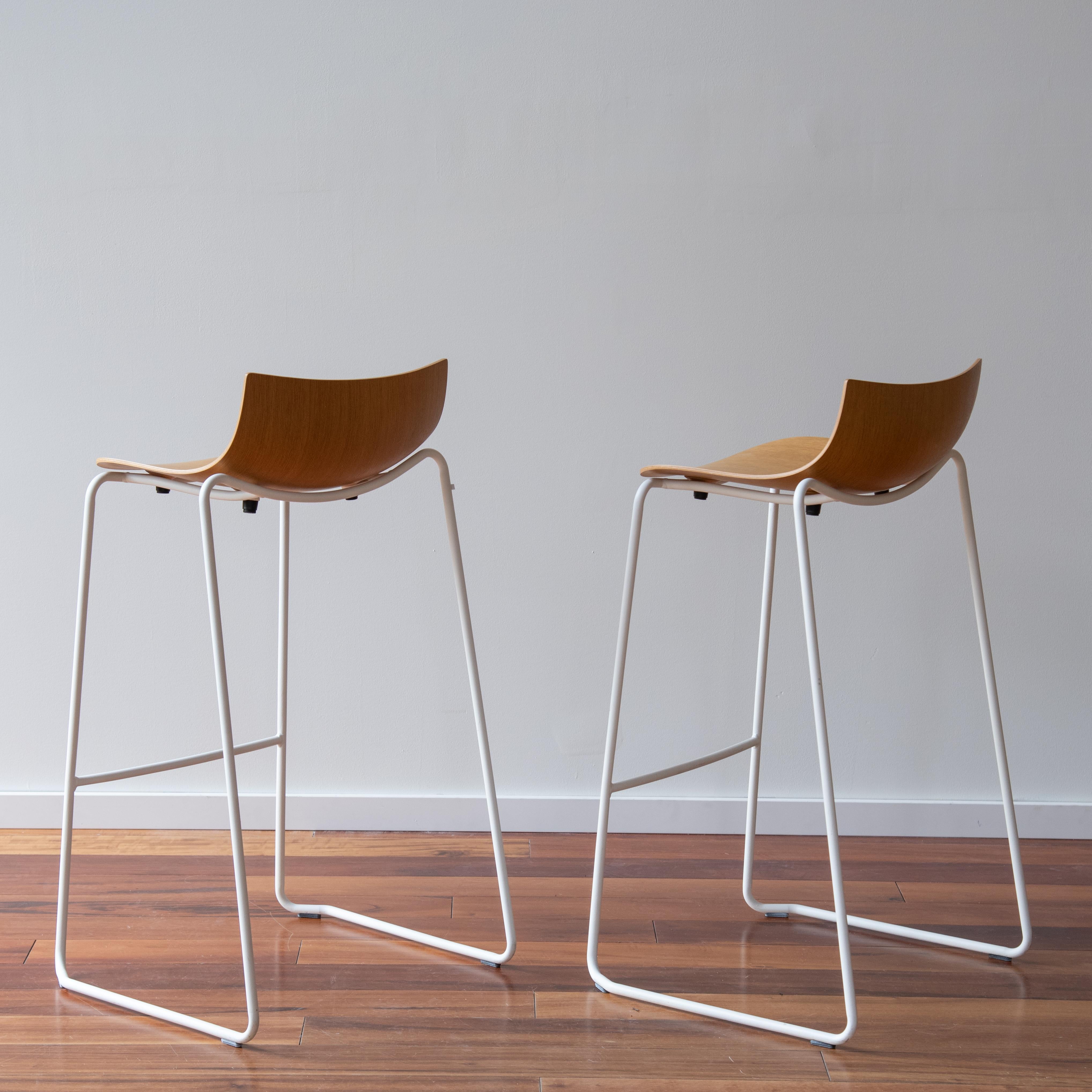 Carl Hansen & Son Tabouret de bar Preludia Brad Ascalon Oak une paire Bon état - En vente à Forest Grove, PA
