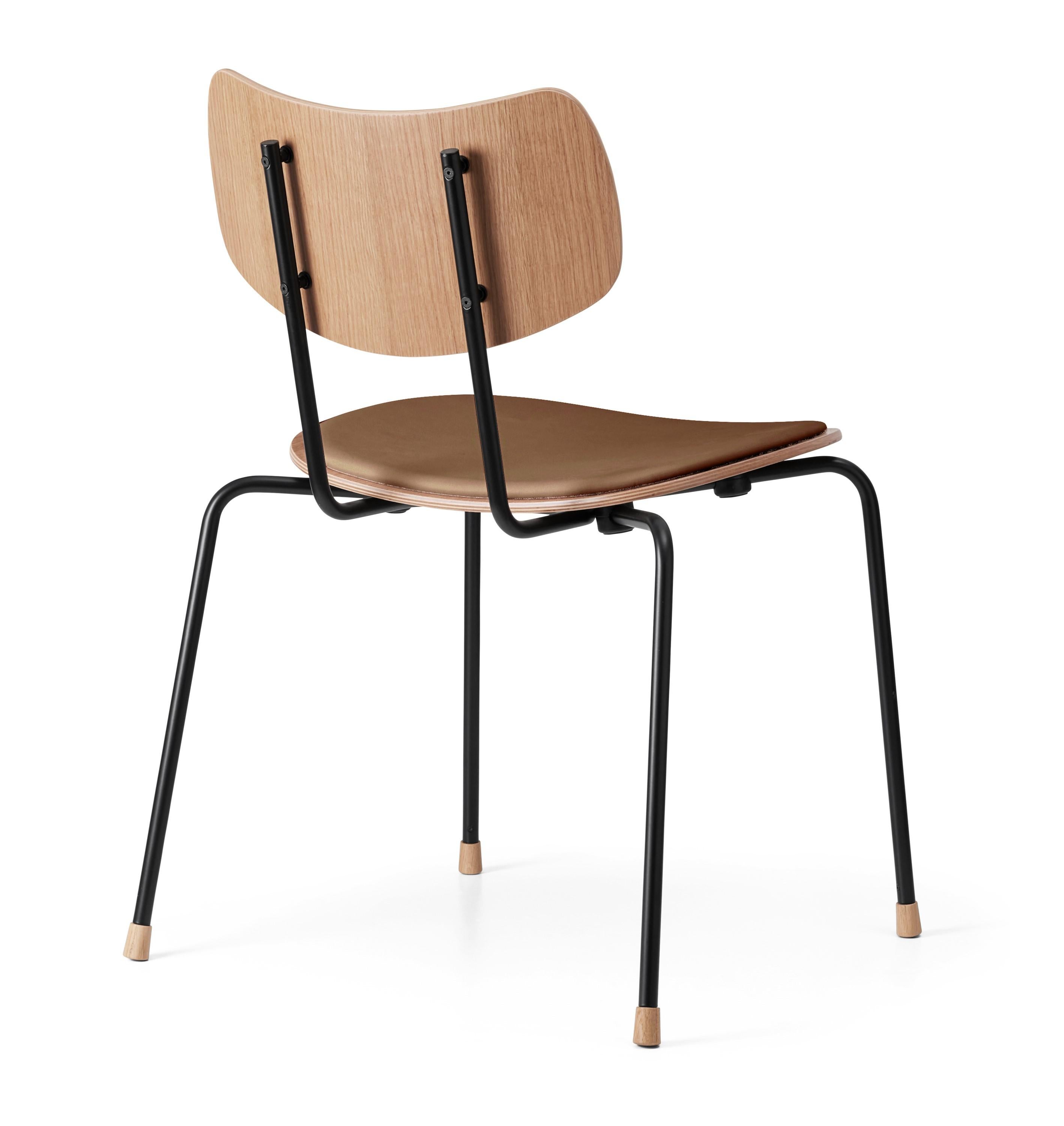Carl Hansen Vega Serie Stuhl in Edelman's Oath Leder von Ilse Crawford (Moderne der Mitte des Jahrhunderts) im Angebot