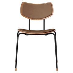 Silla Carl Hansen Serie Vega en piel Juramento de Edelman by Ilse Crawford