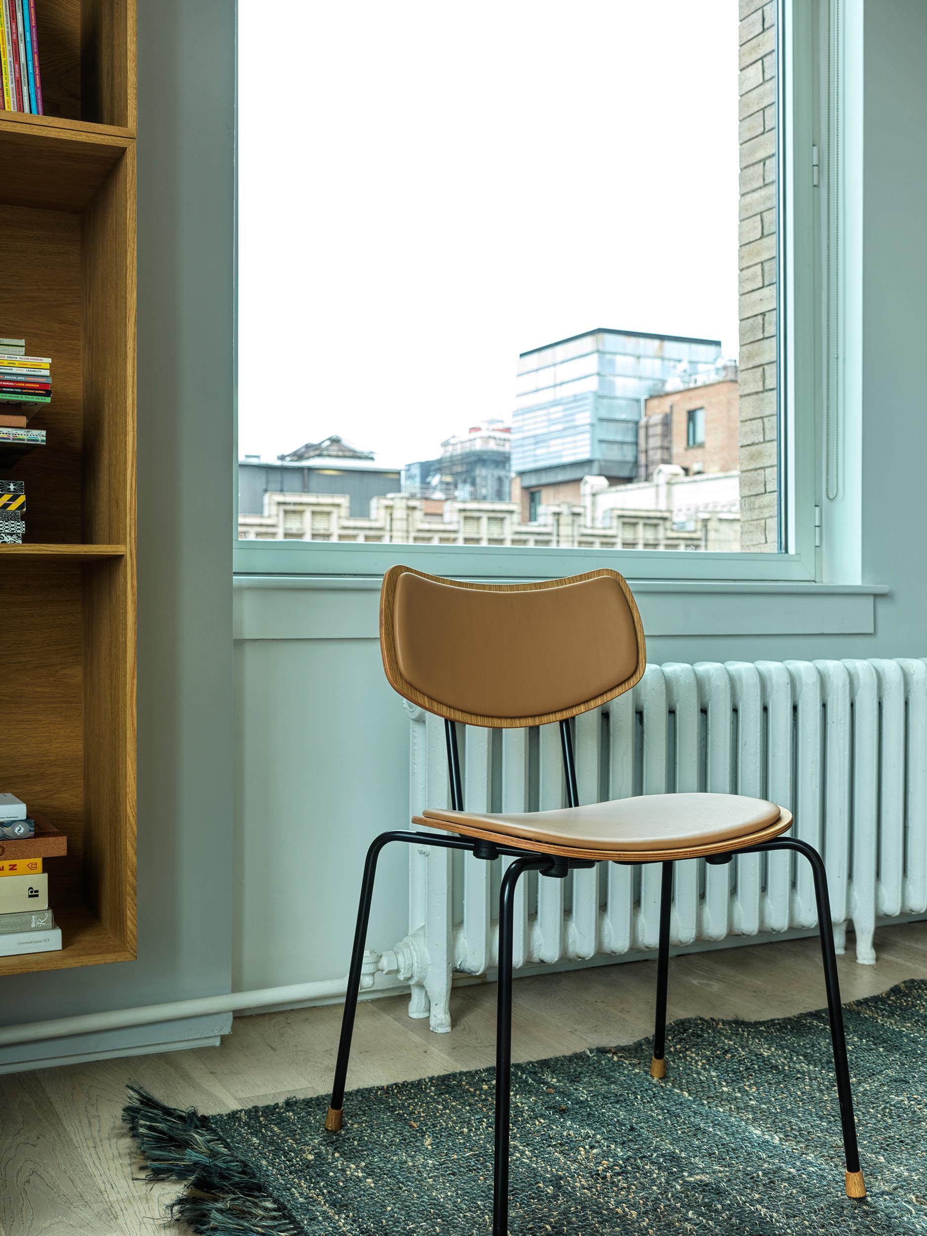 Danish Carl Hansen Vega Series Chair in Edelman's Poem Leather by Ilse Crawford For Sale