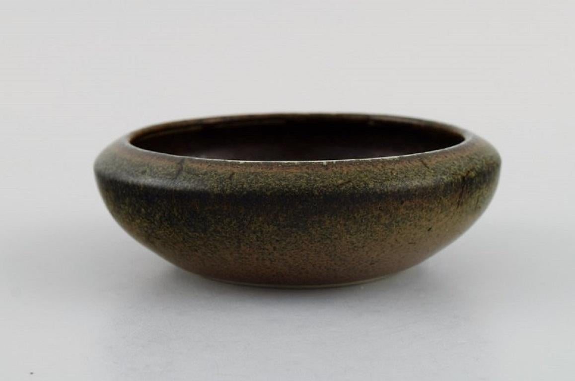 Swedish Carl Harry Ståhlane for Rörstrand Atejle, Small Bowl in Ceramics For Sale