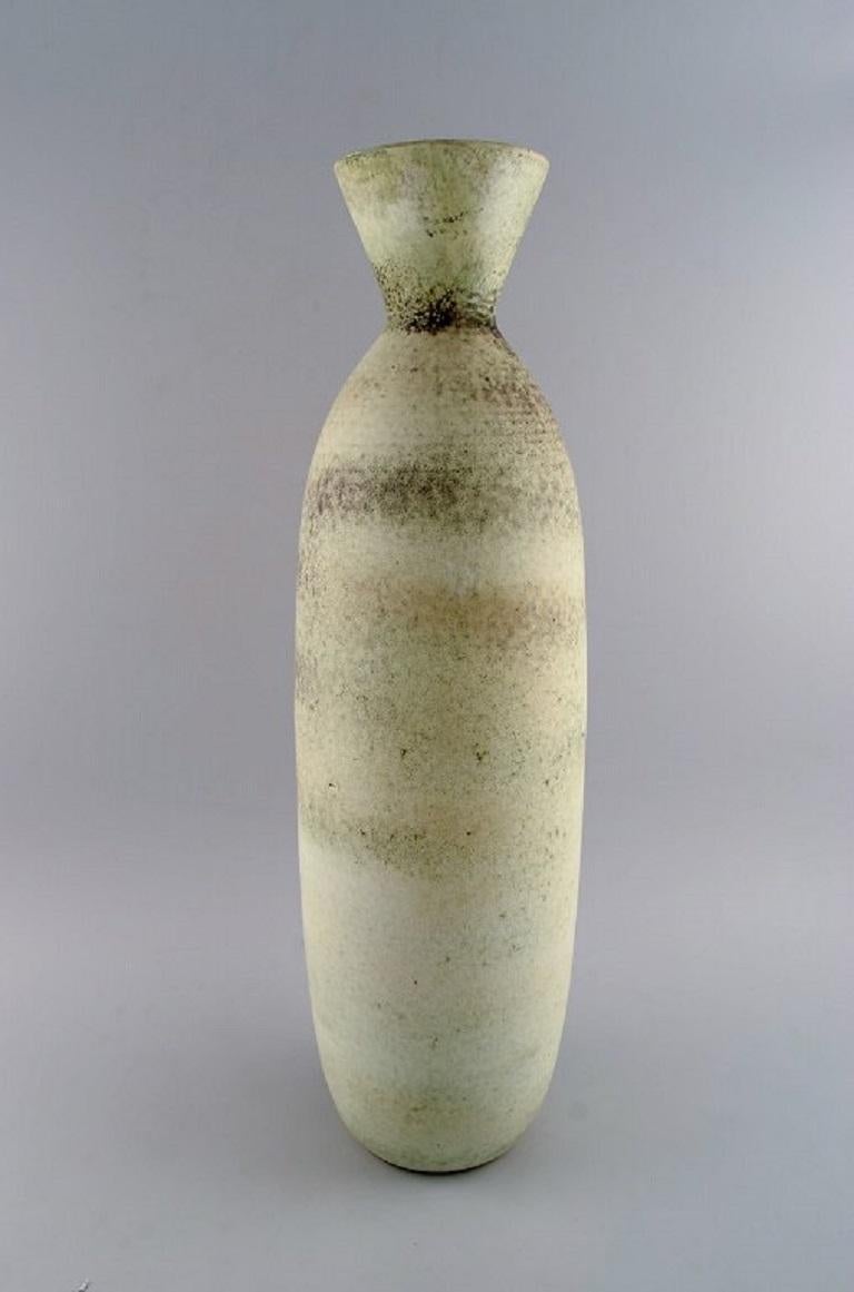 Scandinavian Modern Carl Harry Ståhlane (1920-1990) for Rörstrand. Colossal vase in glazed ceramics. For Sale