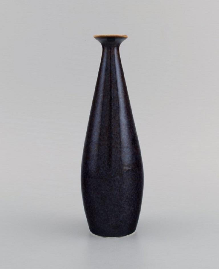 Scandinavian Modern Carl Harry Ståhlane for Rörstrand, Vase in Glazed Ceramics For Sale