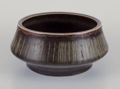 Carl Harry Ståhlane for Rörstrand Ateljé, Sweden. Large ceramic bowl.