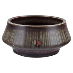 Carl Harry Ståhlane for Rörstrand Ateljé, Sweden. Large ceramic bowl.