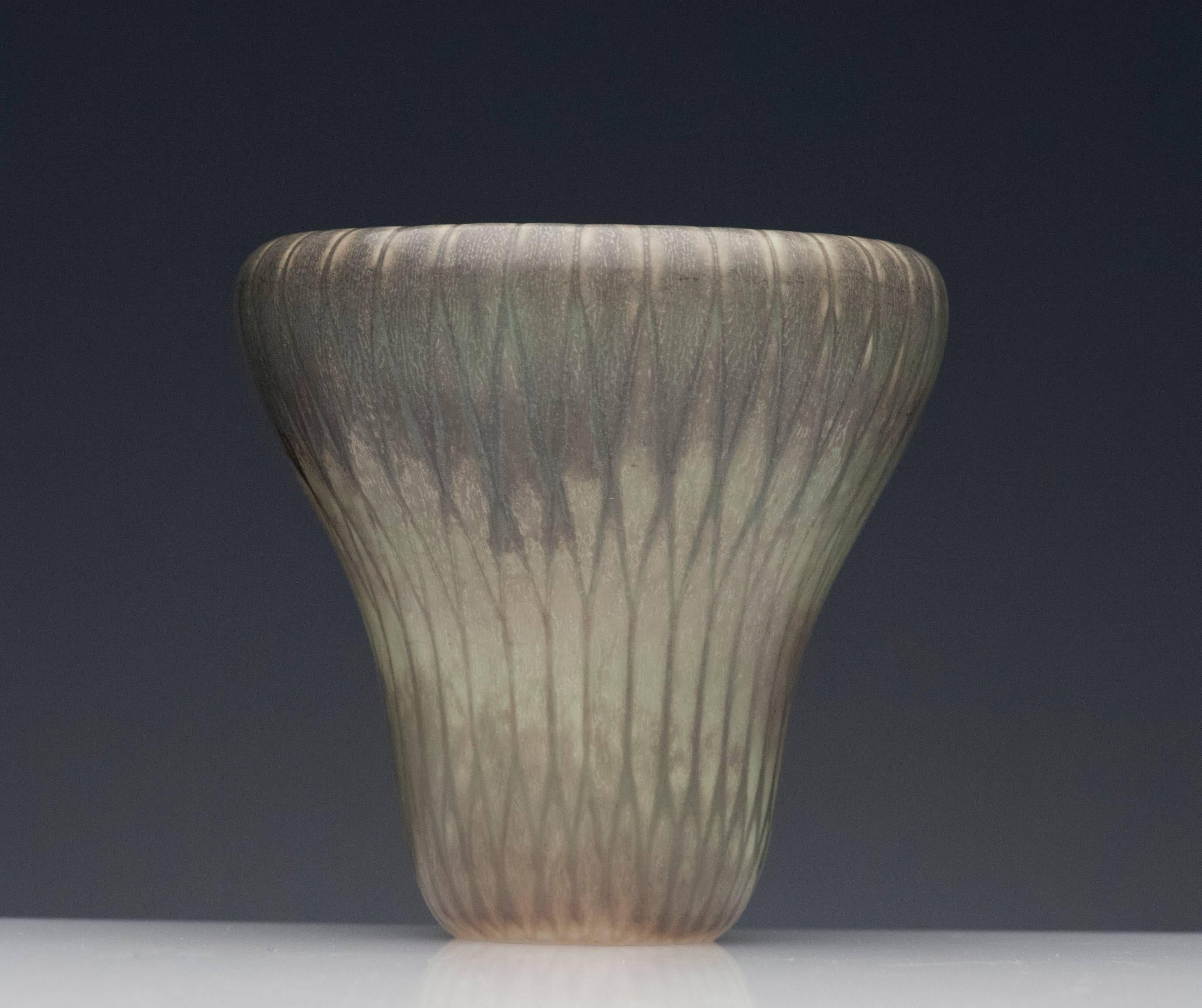 Modern Carl Harry Stalhan Ceramic Vase Rorstrand Sweden