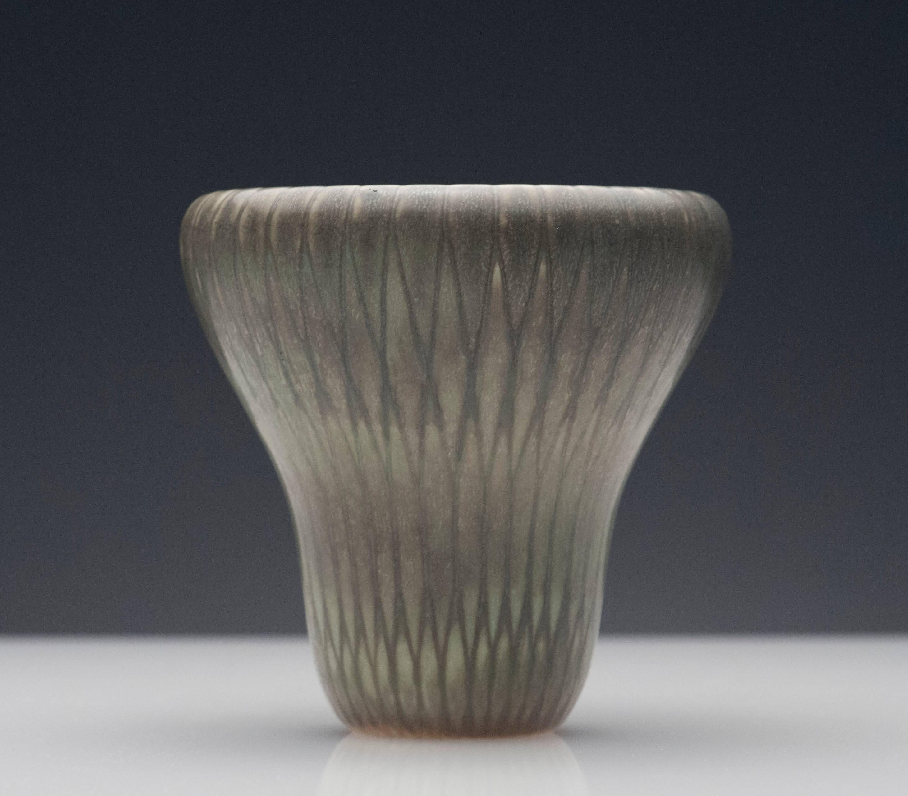 Carl Harry Stalhan Ceramic Vase Rorstrand Sweden 1