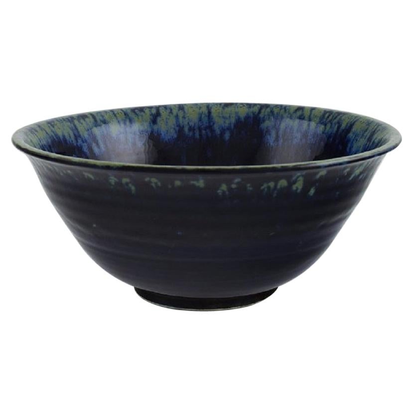Carl Harry Stålhane '1920-1990' for Designhuset, Bowl in Glazed Ceramics, 1977 For Sale