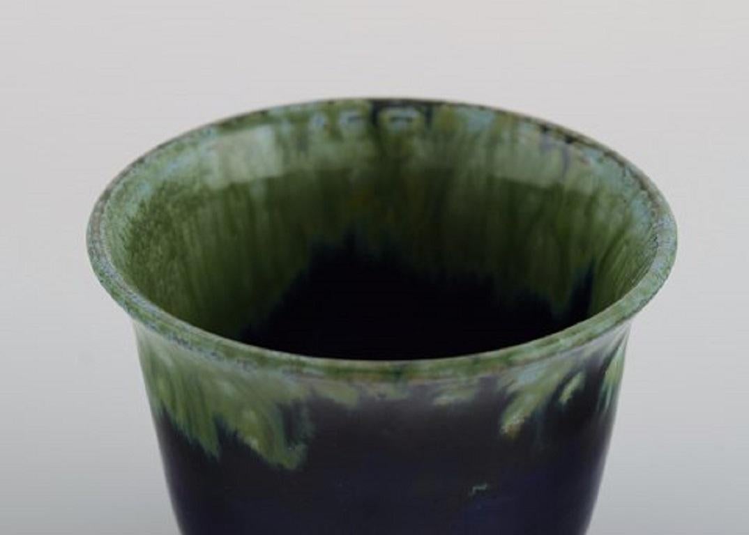Scandinavian Modern Carl Harry Stålhane for Designhuset, Small Vase in Glazed Ceramics