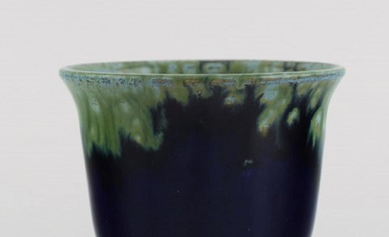 Swedish Carl Harry Stålhane for Designhuset, Small Vase in Glazed Ceramics