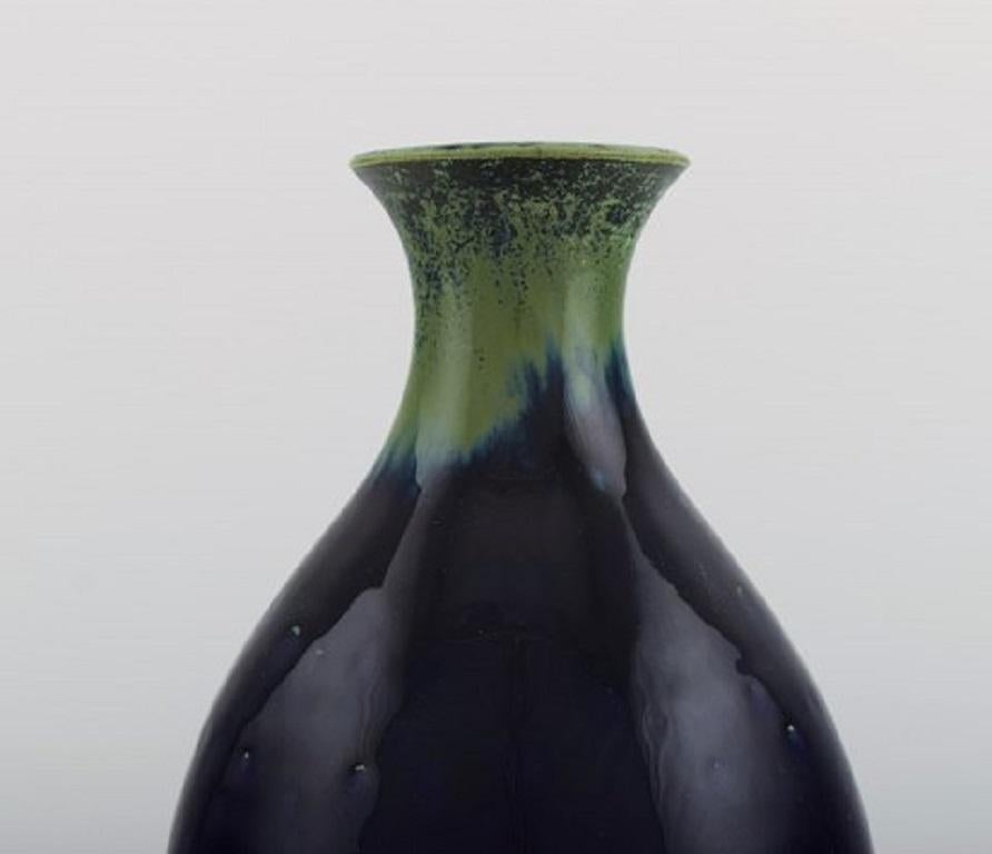 Swedish Carl Harry Stålhane for Designhuset, Vase in Glazed Ceramics, 1970's