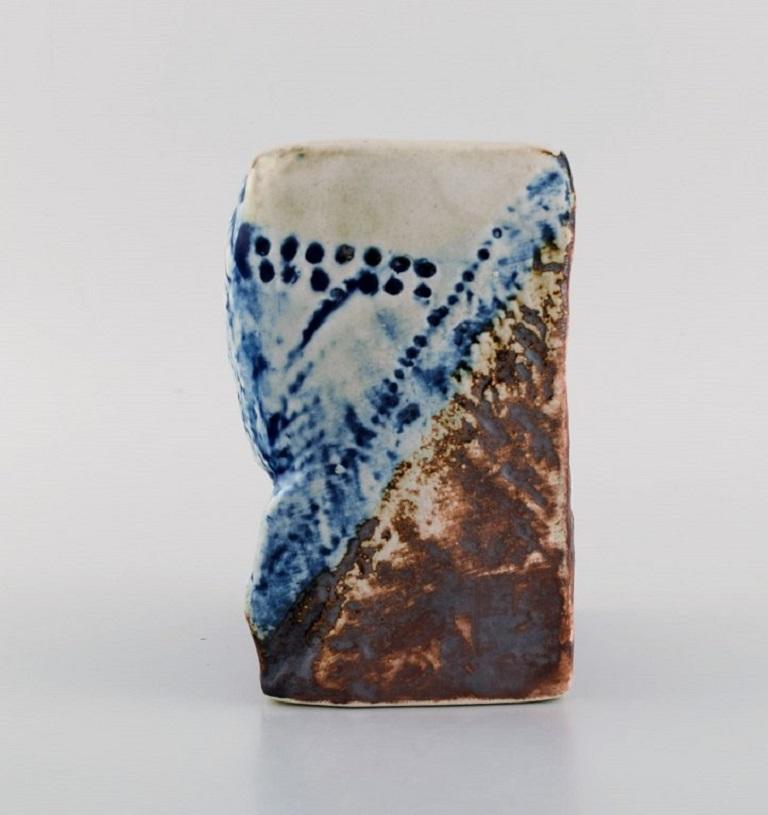 Carl Harry Stålhane '1920-1990' for Designhuset, Vase in Glazed Ceramics, 1970s In Excellent Condition For Sale In Copenhagen, DK