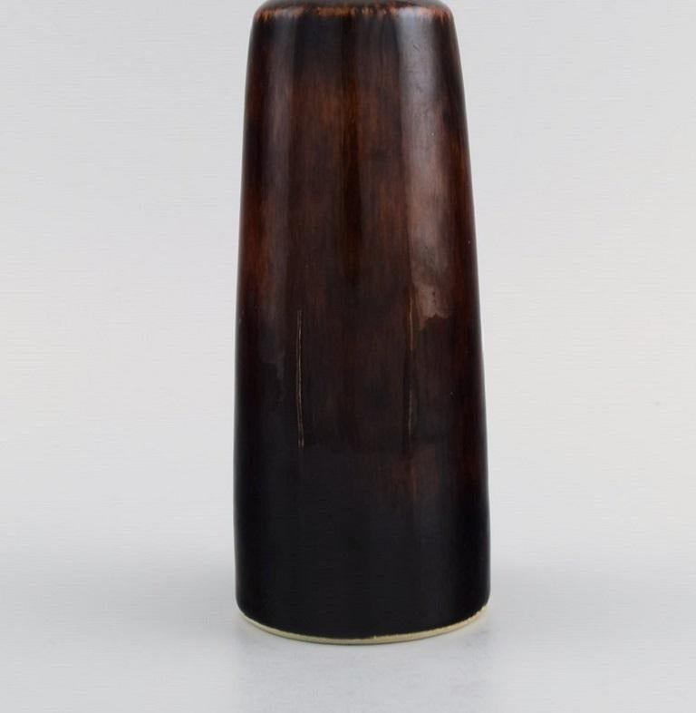 Glazed Carl Harry Stålhane '1920-1990' for Rörstrand, Bottle-Shaped Vase For Sale