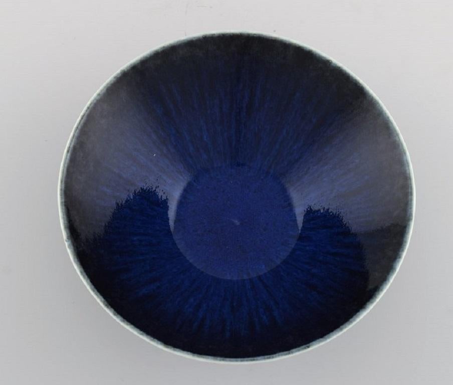 Scandinavian Modern Carl Harry Stålhane '1920-1990' for Rörstrand, Bowl in Glazed Ceramics For Sale