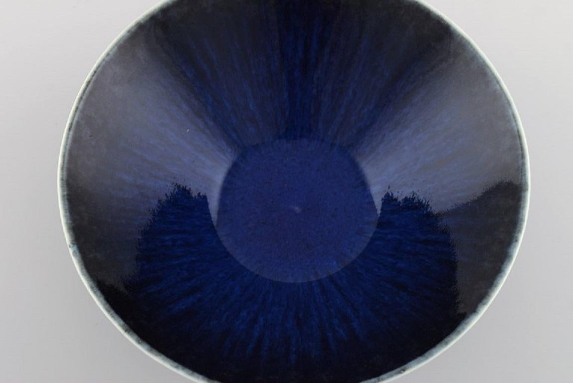 Swedish Carl Harry Stålhane '1920-1990' for Rörstrand, Bowl in Glazed Ceramics For Sale