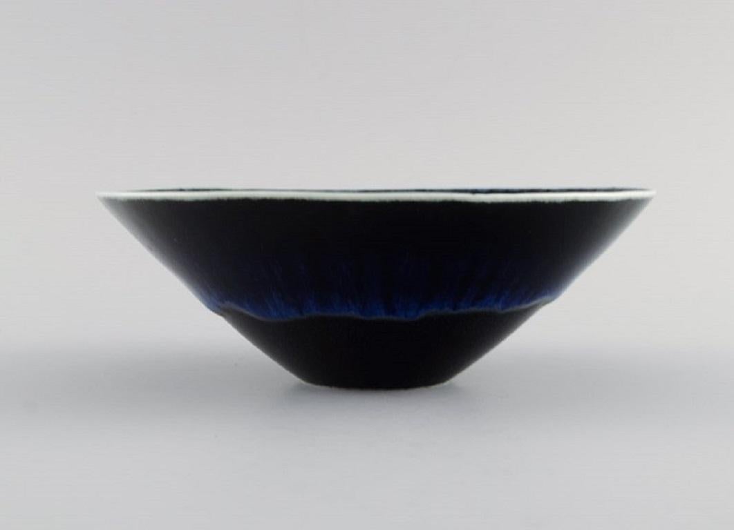 20th Century Carl Harry Stålhane '1920-1990' for Rörstrand, Bowl in Glazed Ceramics For Sale