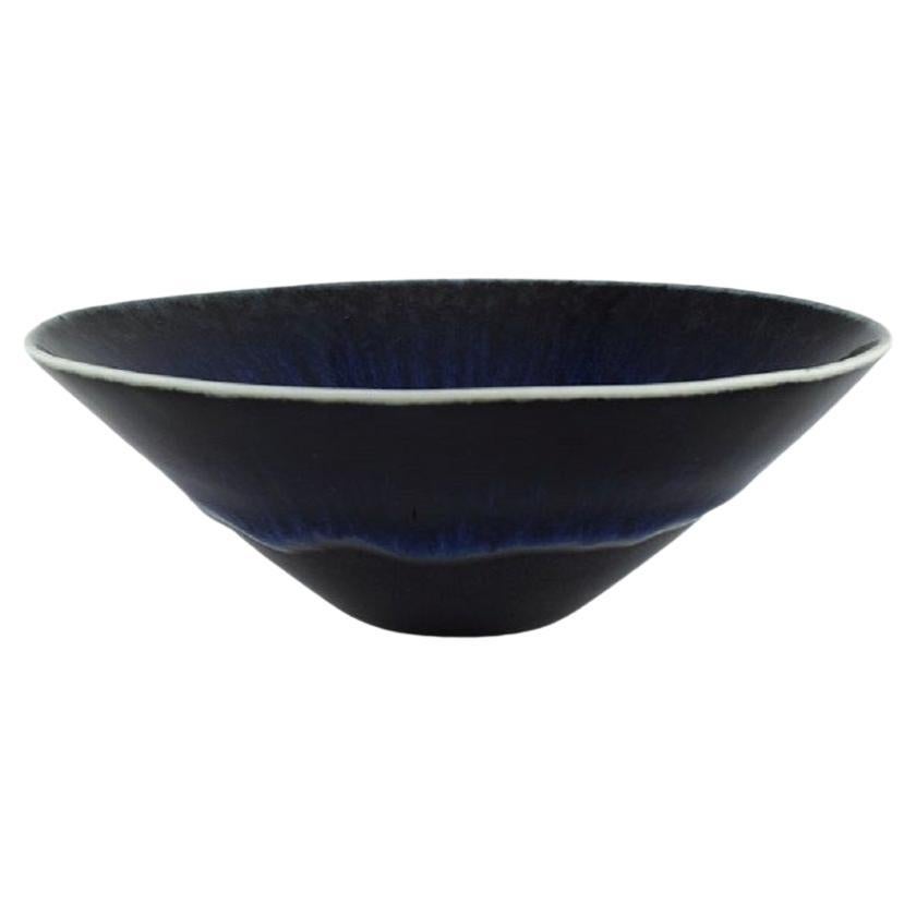 Carl Harry Stålhane '1920-1990' for Rörstrand, Bowl in Glazed Ceramics For Sale