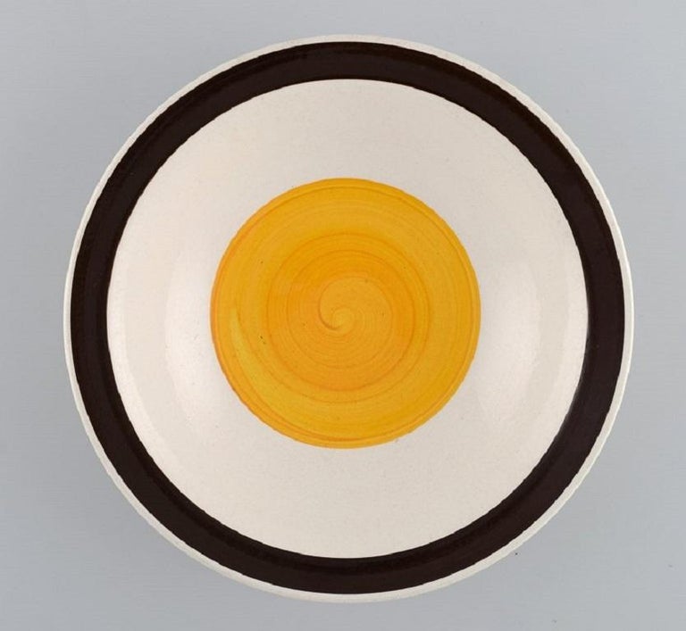 Carl Harry Stålhane '1920-1990' for Rörstrand. Four Deep Solöga Plates ...