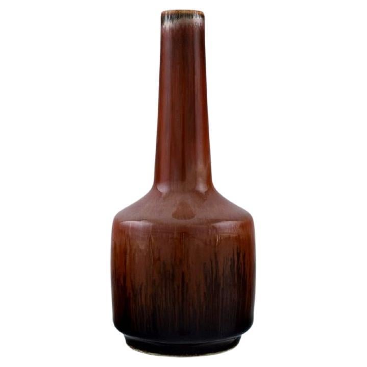 Carl Harry Stålhane for Rörstrand. Narrow Neck Vase For Sale