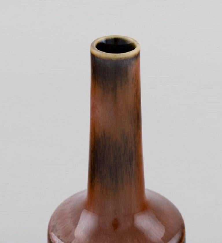 Scandinavian Modern Carl Harry Stålhane for Rörstrand, Narrow Neck Vase, Mid-20th C For Sale