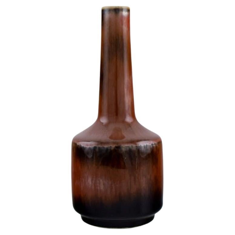 Carl Harry Stålhane for Rörstrand, Narrow Neck Vase, Mid-20th C For Sale