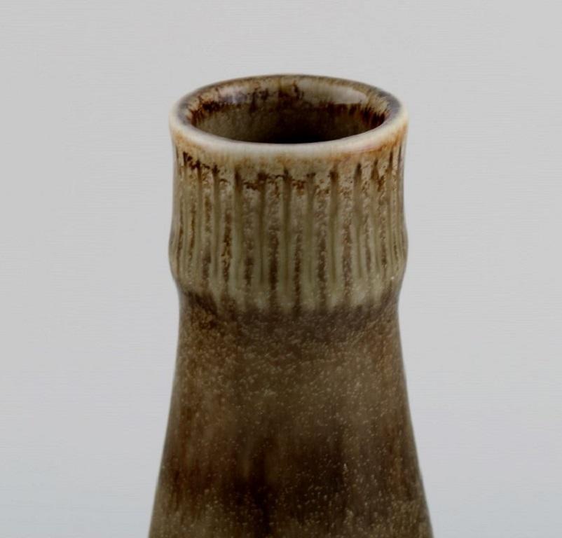 Scandinavian Modern Carl Harry Stålhane for Rörstrand, Vase in Glazed Ceramics, 1960s For Sale